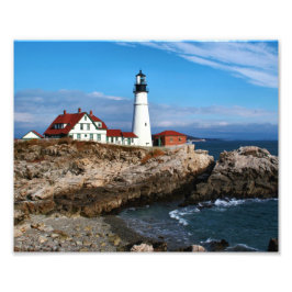 Portland Head Lighthouse, Maine Foto Afdruk