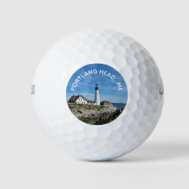 Portland Head Lighthouse Maine Foto Golfballen