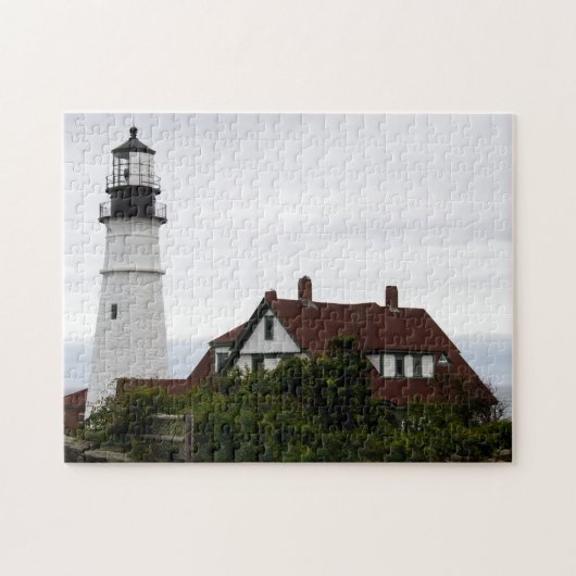 Portland Head Lighthouse Maine Foto Legpuzzel (Horizontaal)