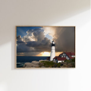 Portland Head Lighthouse Maine Foto Poster