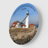 Portland Head Lighthouse, Maine  Grote Klok (Hoek)