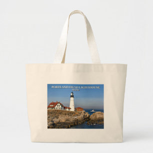 Portland Head Lighthouse, Maine Grote Tote Bag