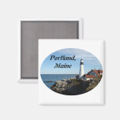Portland Head Lighthouse Maine Magneet (Voorkant / Achterkant)