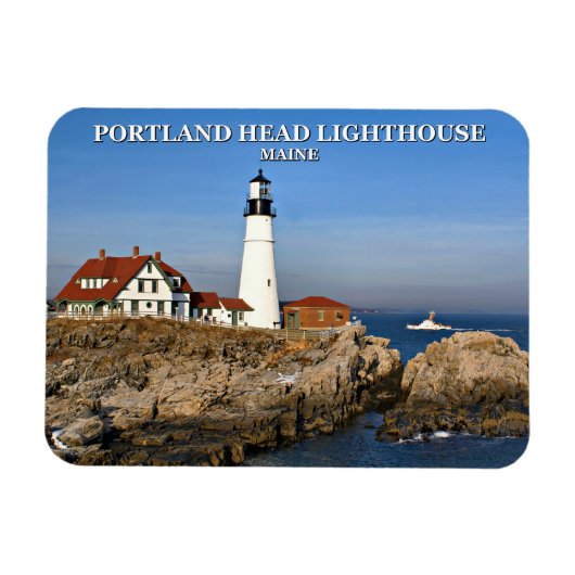 Portland Head Lighthouse, Maine Magneet (Horizontaal)