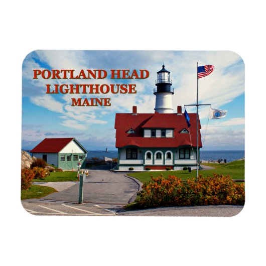 Portland Head Lighthouse, Maine Magneet (Horizontaal)