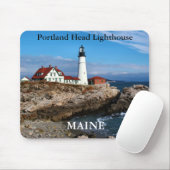 Portland Head Lighthouse, Maine Mousepad Muismat (Met muis)