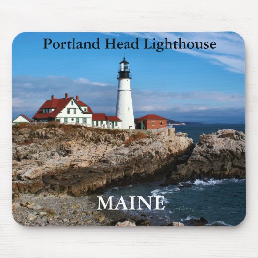 Portland Head Lighthouse, Maine Mousepad Muismat (Voorkant)