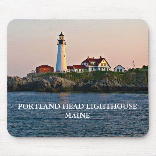 Portland Head Lighthouse, Maine Mousepad Muismat (Voorkant)