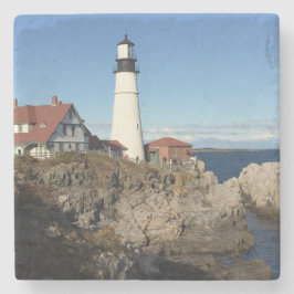 Portland Head Lighthouse Maine Stenen Onderzetter