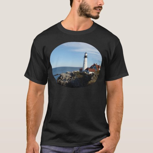 Portland Head Lighthouse Maine T-shirt (Voorkant)
