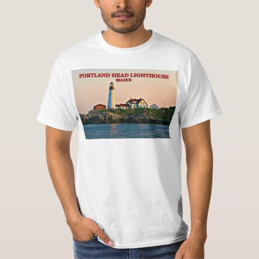 Portland Head Lighthouse, Maine T-Shirt (Voorkant)