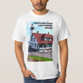 Portland Head Lighthouse, Maine T-Shirt (Voorkant)