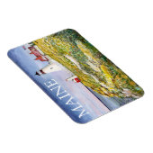 Portland Head Lighthouse Maine Waterverf Painting Magneet (Rechterzijde)