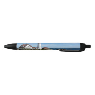 Portland Head Lighthouse Maine Zwarte Inkt Pen