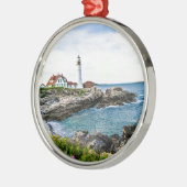 Portland Head Lighthouse. Metalen Ornament (Links)