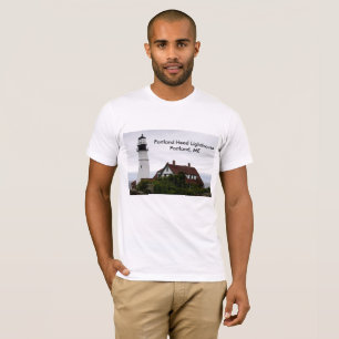 Portland Head Lightouse Maine personaliseren T-shirt