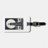 Portland Head Maine Lighthouse Moon Bagagelabel (Voorkant horizontaal)