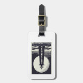 Portland Head Maine Lighthouse Moon Bagagelabel (Voorkant verticaal)