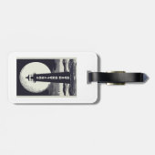 Portland Head Maine Lighthouse Moon Bagagelabel (Achterkant horizontaal)