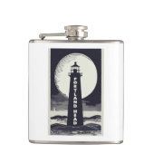 Portland Head Maine Lighthouse Moon Heupfles (Voorkant)