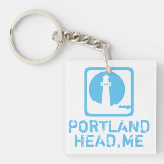 Portland Head Maine Sleutelhanger (Voorkant)