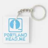 Portland Head Maine Sleutelhanger (Achterkant)