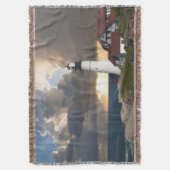 Portland Head vuurtoren Cape Elizabeth Maine Deken (Voorkant Verticaal)