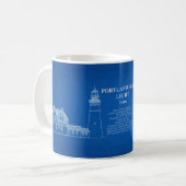 Portland Head vuurtoren - Maine - AD Koffiemok (Voorkant links)