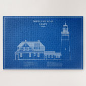 Portland Head vuurtoren - Maine - AD Legpuzzel (Horizontaal)