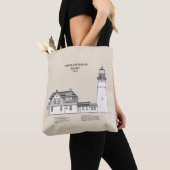 Portland Head Vuurtoren - Maine - SBD Tote Bag (Dichtbij)