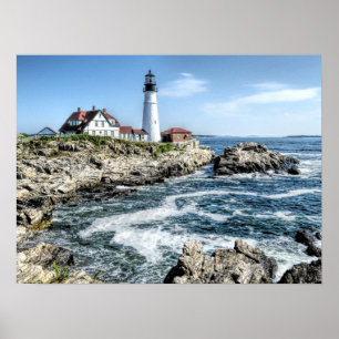 Portland Headlight Cape Elizabeth, ME Poster