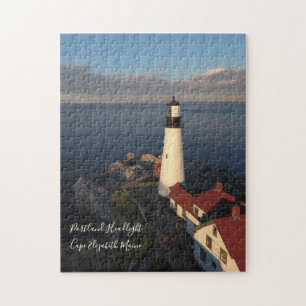 Portland Headlight Glows Sunset 252-stuk Legpuzzel