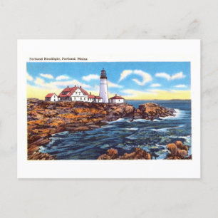 Portland Headlight in Portland, Maine,  Briefkaart