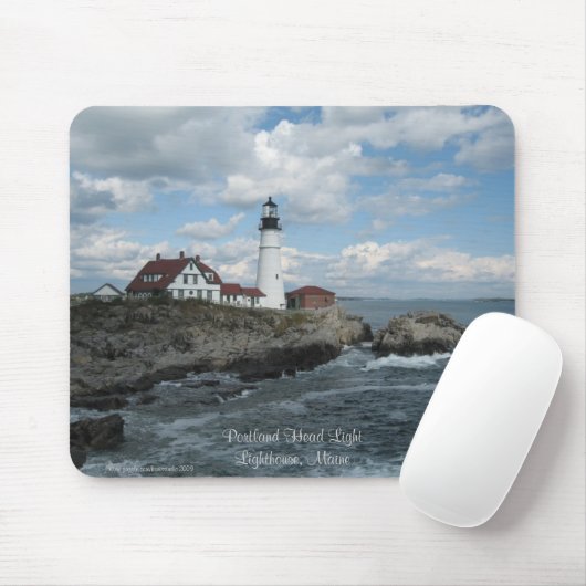 Portland Headlight Lighthouse Mousepad Muismat (Met muis)
