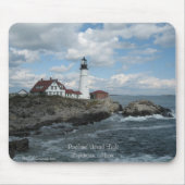 Portland Headlight Lighthouse Mousepad Muismat (Voorkant)