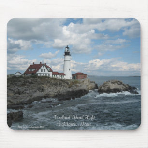 Portland Headlight Lighthouse Mousepad Muismat