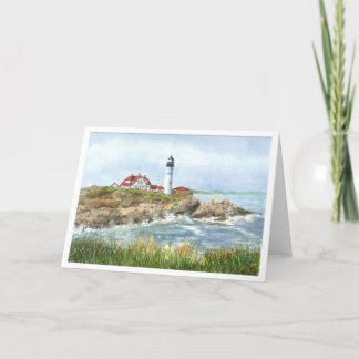 Portland Headlight Lighthouse Notecards Kaart