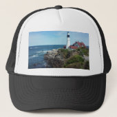 Portland Headlight Lighthouse Trucker Pet (Voorkant)