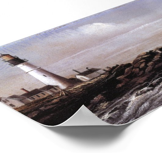  Portland Headlight Maine William Walker Poster (Hoek)