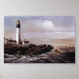  Portland Headlight Maine William Walker Poster
