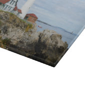 Portland Headlight-vuurtoren op rotsachtige kust Snijplank (Hoek)