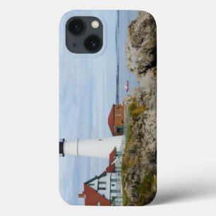 Portland Headlight vuurtoren op rotswal iPhone 13 Hoesje