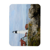 Portland Headlight vuurtoren op rotswal Magneet (Verticaal)