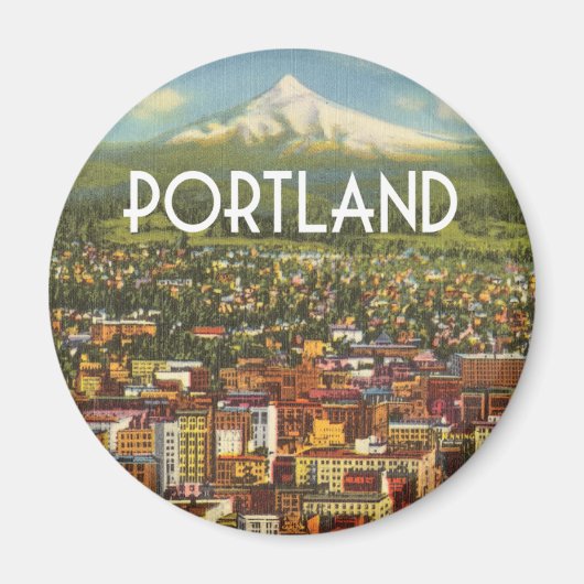  Portland, illustratie Oregon met stad Magneet (Voorkant)
