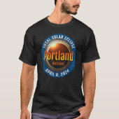 Portland Indiana in totaal zonneschijn 2024 3 T-shirt (Voorkant)