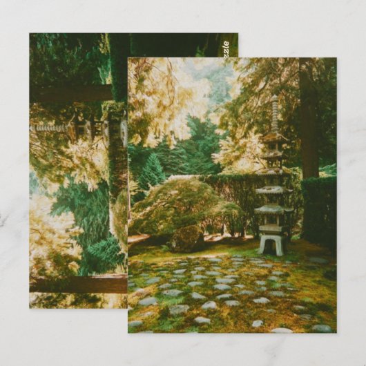 Portland Japanse tuin Briefkaart (Voorkant / Achterkant)