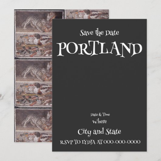 PORTLAND KAART (Voorkant / Achterkant)