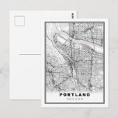 Portland Kaart (Voorkant / Achterkant)