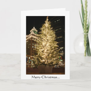 Portland Kerstmis Feestdagen Kaart