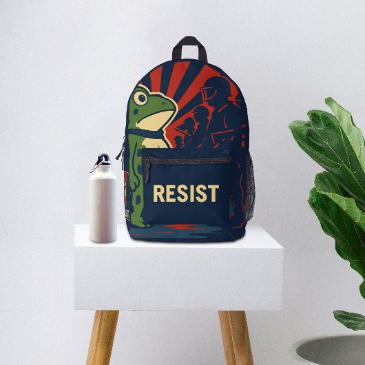 Portland Kikker Protest Bedrukte Rugzak